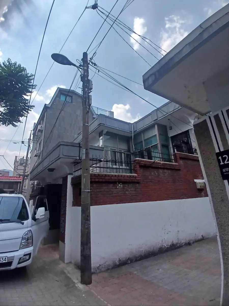 강북구 골목 감나무 제거 이후